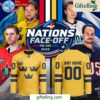 Sweden Ice Hockey 4 Nation Face Off 2025 Hockey Jersey
