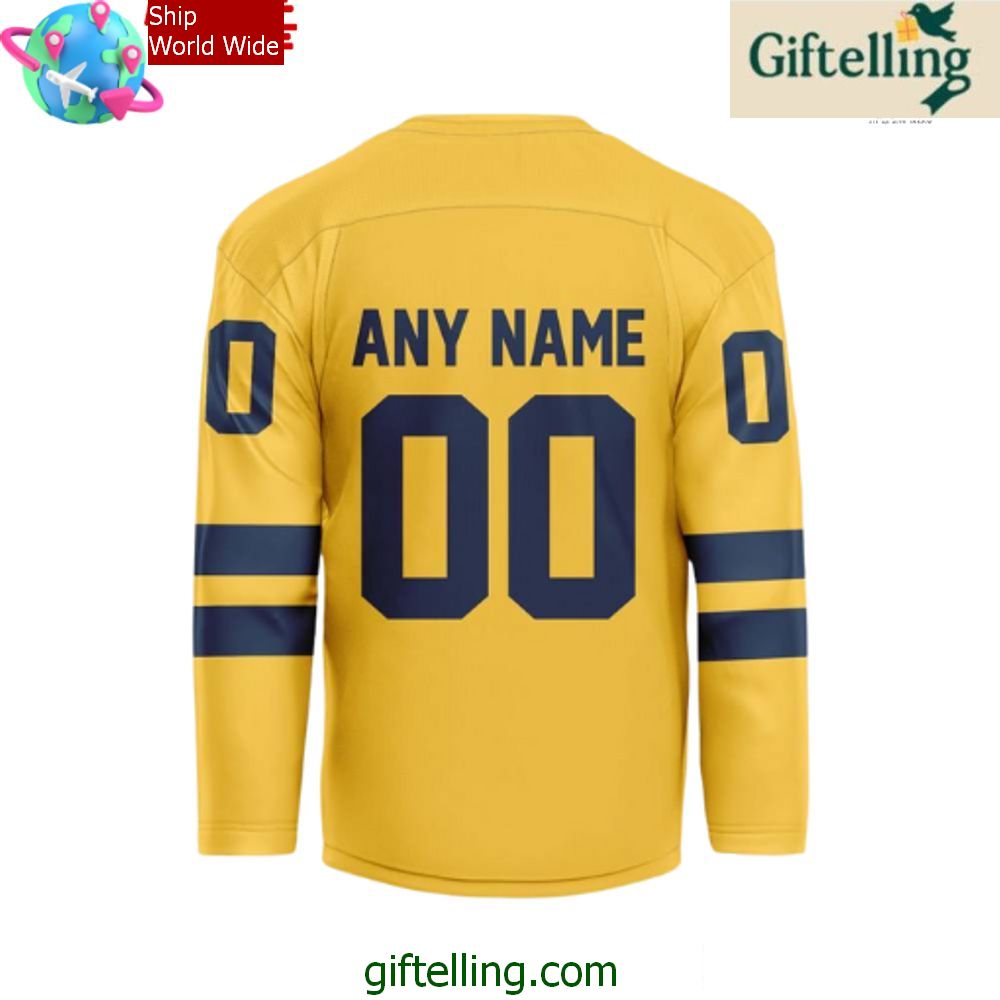 Sweden Ice Hockey 4 Nation Face Off 2025 Hockey Jersey Sweden Ice Hockey 4 Nation Face Off 2025 Hockey Jersey