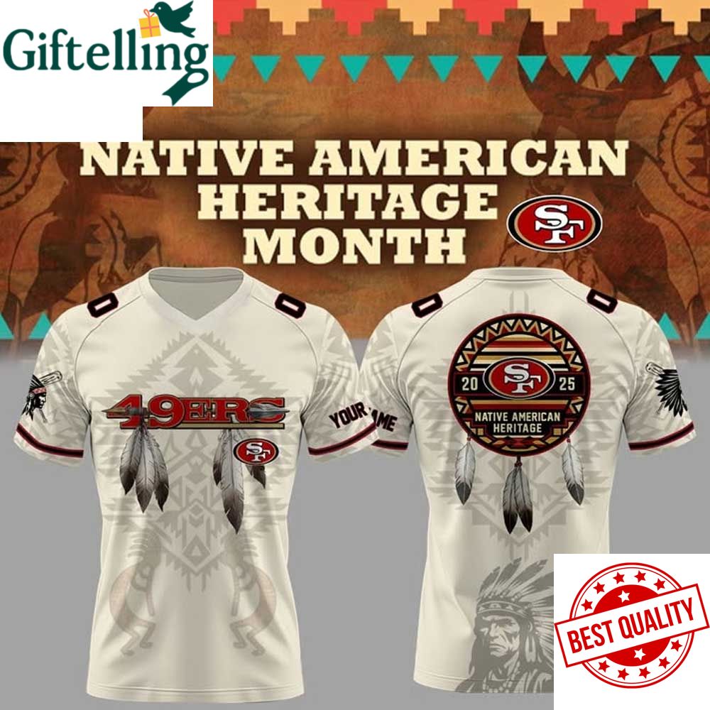 49Ers X Native Heritage Month Football Jersey