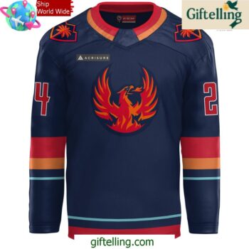 AHL Coachella Valley Firebirds 2024 Derek Laxdal Hockey Jersey