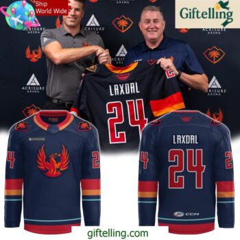 AHL Coachella Valley Firebirds 2024 Derek Laxdal Hockey Jersey