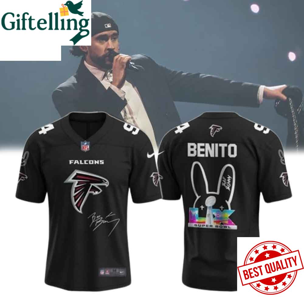 Atlanta Falcons Bad Bunny Super Bowl Benito Nfl Halftime Show Football Jersey