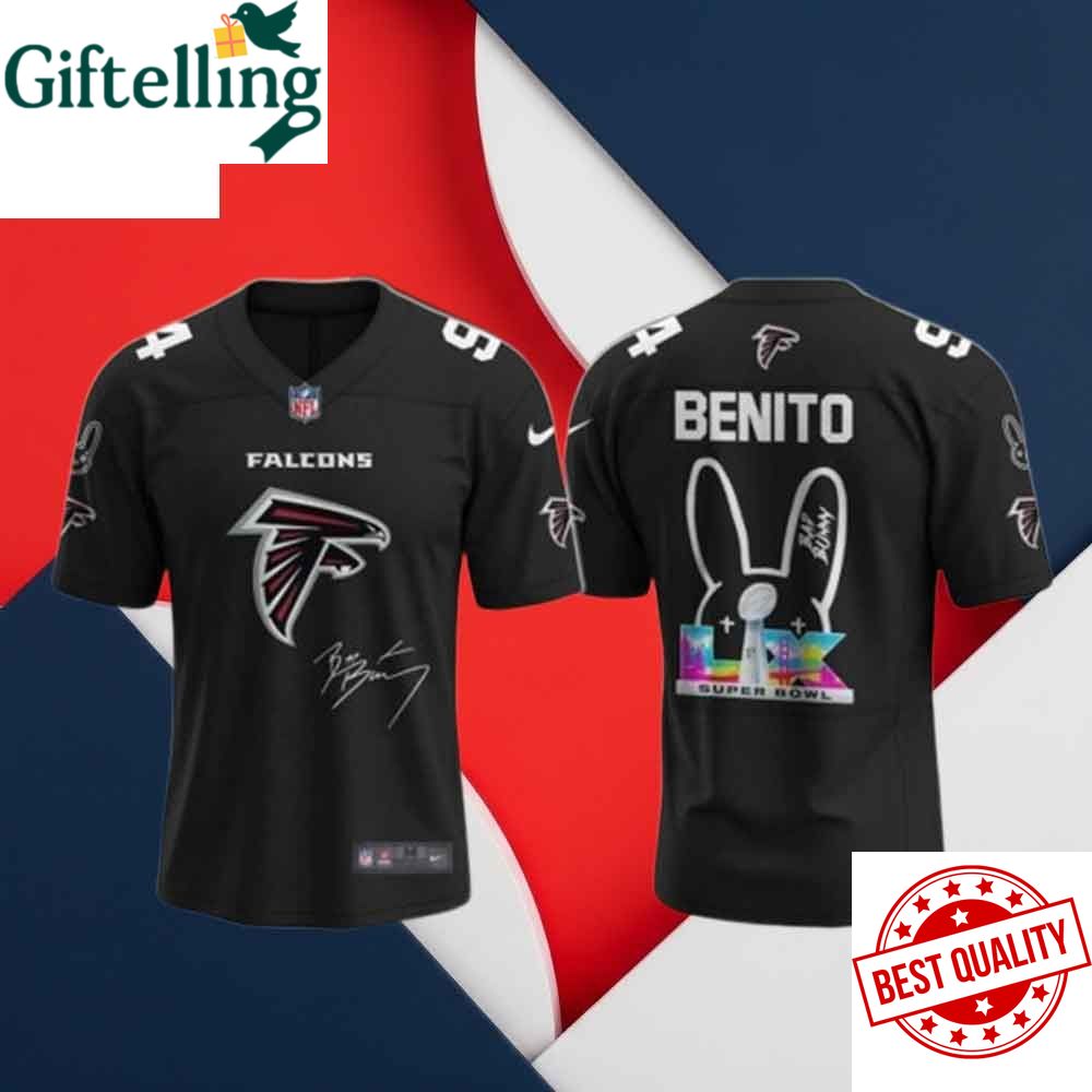 Atlanta Falcons Bad Bunny Super Bowl Benito Nfl Halftime Show Football Jersey