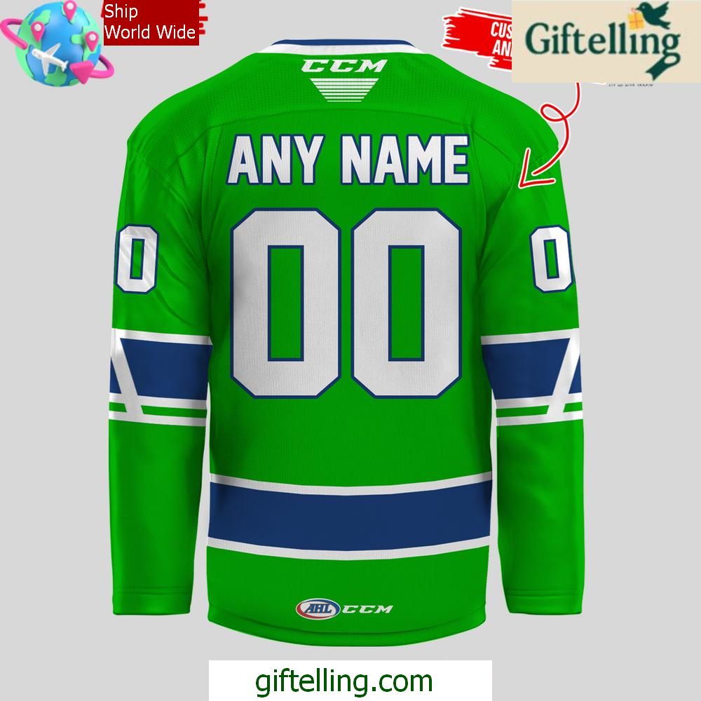 Abbotsford Canucks AHL CCM Edition Green Hockey Jersey 3 Abbotsford Canucks AHL CCM Edition Green Hockey Jersey 3