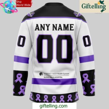 Adirondack Thunder Fight Cancer 2025 Hockey Jersey