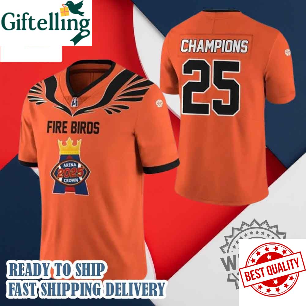 Albany Firebirds Arena Crown Champions Football Jersey