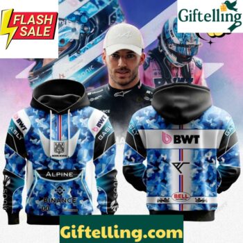 Alpine Pierre Gasly Premium F1 Helmet Special Hoodie