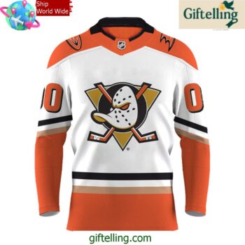 Anaheim Ducks Customized New Hockey Jersey 2024