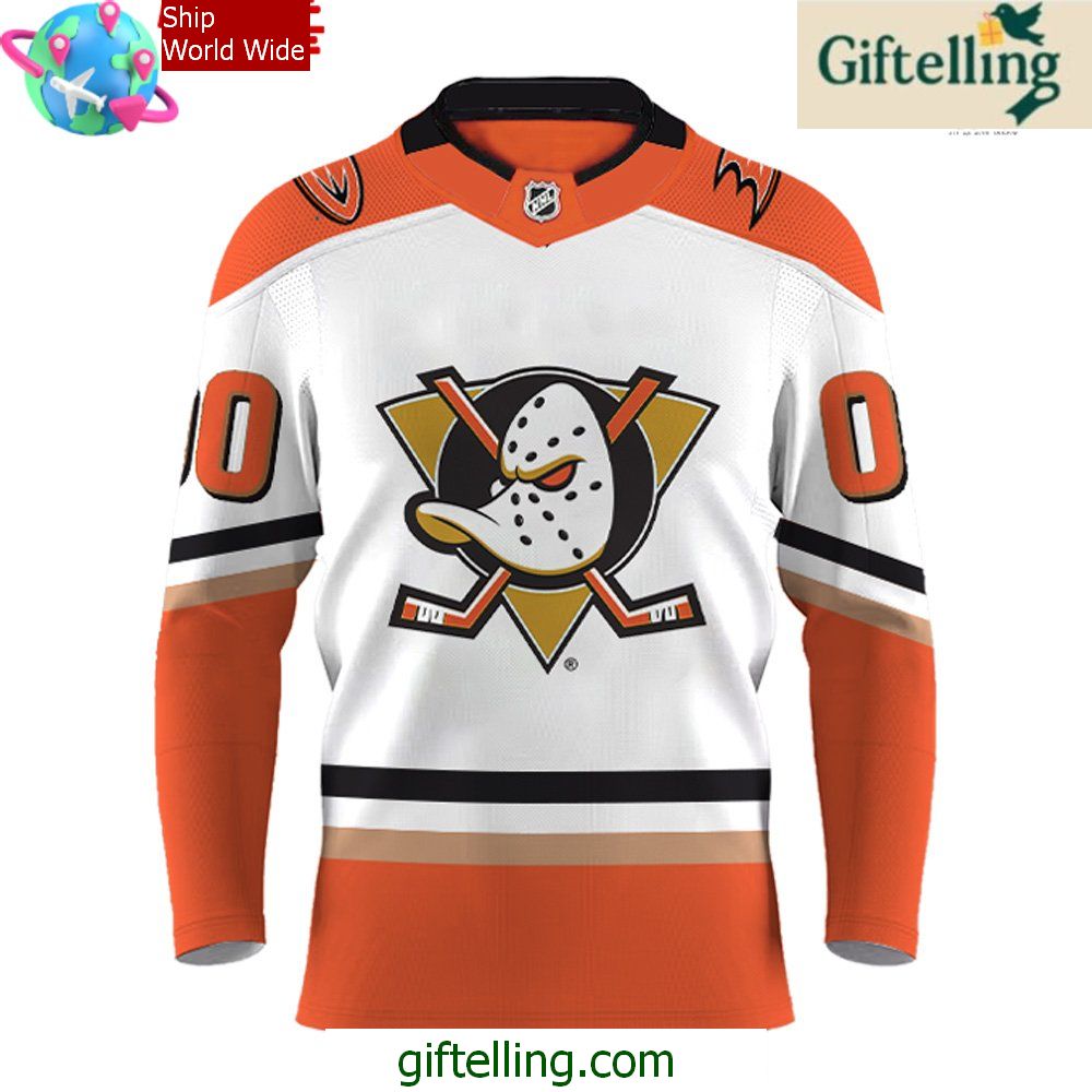 Anaheim Ducks Customized New Hockey Jersey 2024 Anaheim Ducks Customized New Hockey Jersey 2024