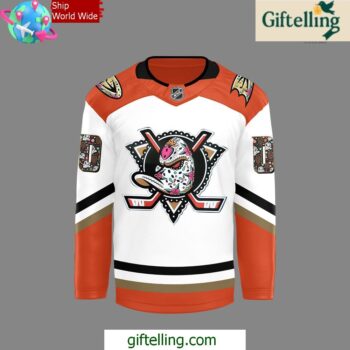 Anaheim Ducks Dia De Los Muertos 2024 Hockey Jersey