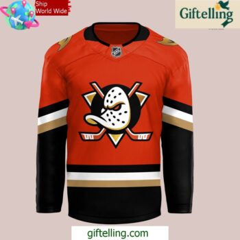 Anaheim Ducks Hello Kitty Limited Edition Hockey Jersey