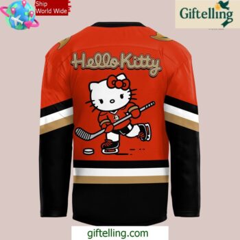 Anaheim Ducks Hello Kitty Limited Edition Hockey Jersey