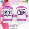 Anaheim Ducks Hockey Fights Cancer Special Hockey Jersey