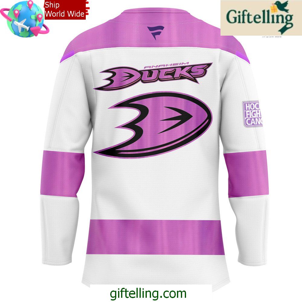 Anaheim Ducks Hockey Fights Cancer Special Hockey Jersey Anaheim Ducks Hockey Fights Cancer Special Hockey Jersey