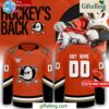 Anaheim Ducks Home Breakaway 2024 Orange Hockey Jersey