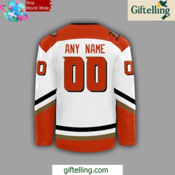 Anaheim Ducks Home Breakaway 2024 White Hockey Jersey