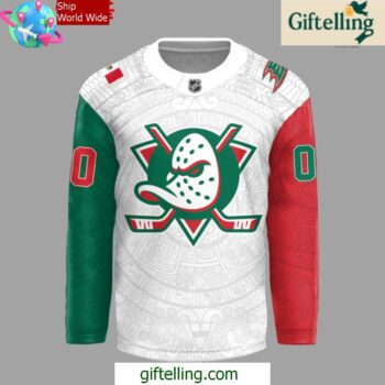 Anaheim Ducks Mexican Heritage Night 2025 Hockey Jersey