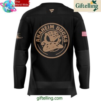 Anaheim Ducks Military Appreciation Special Black Hockey Jersey