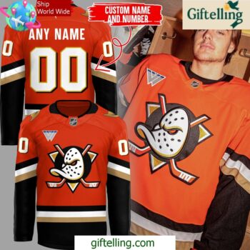 Anaheim Ducks Orange Country Limited Edition Hockey Jersey