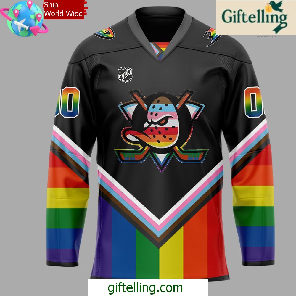 Anaheim Ducks Pride Night 2025 Jersey Anaheim Ducks Pride Night 2025 Jersey