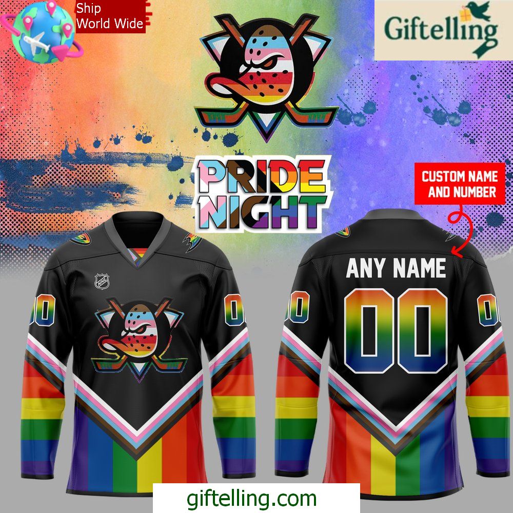 Anaheim Ducks Pride Night 2025 Jersey