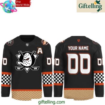 Anaheim Ducks Vans Off The Wall Special Hockey Jersey