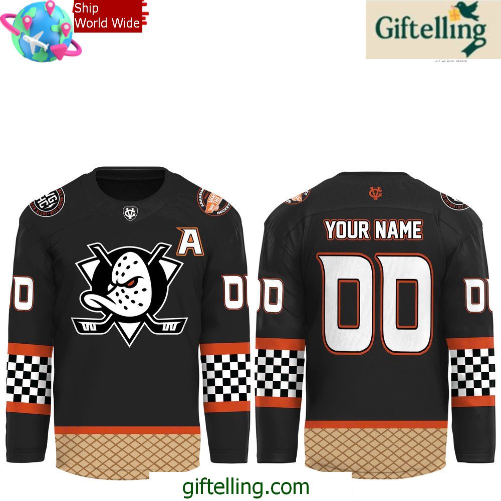 Anaheim Ducks Vans Off The Wall Special Hockey Jersey Anaheim Ducks Vans Off The Wall Special Hockey Jersey