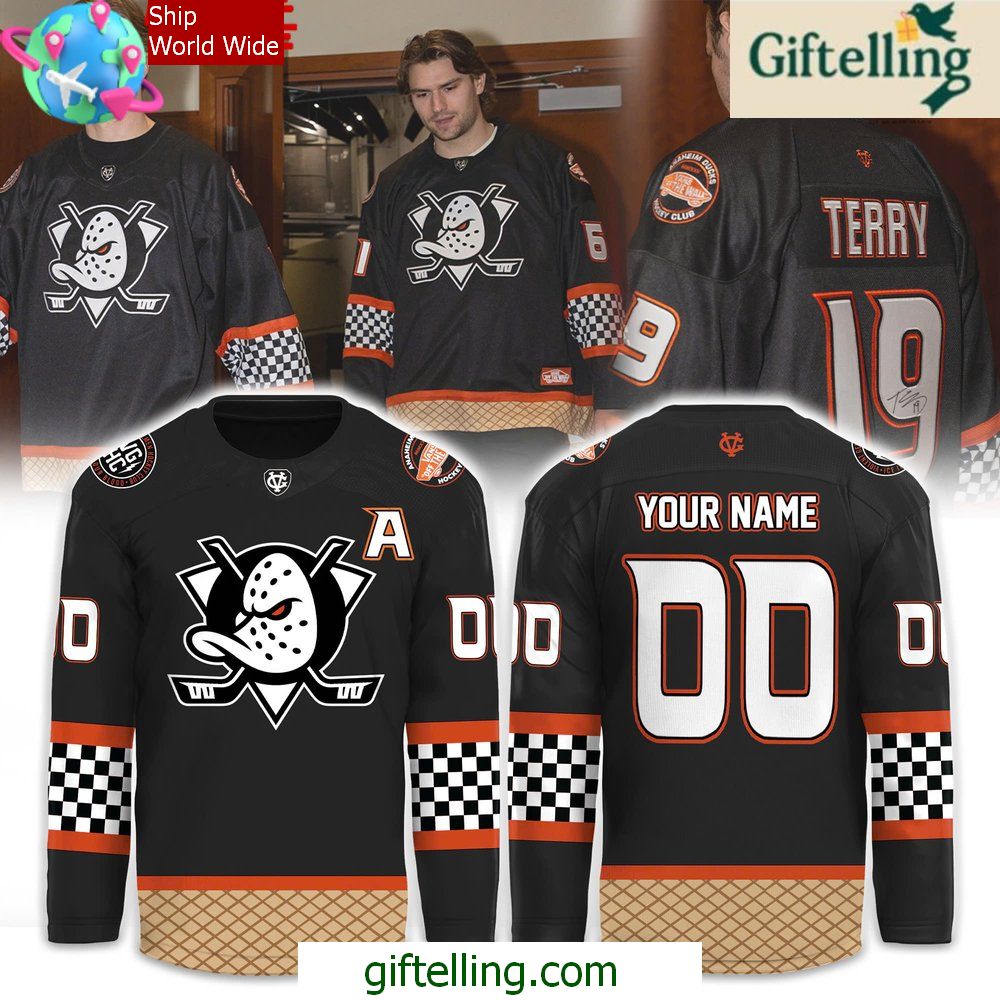 Anaheim Ducks Vans Off The Wall Special Hockey Jersey