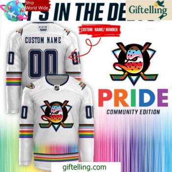 Anaheim Ducks x Pride Community Special Edition Hockey Jersey