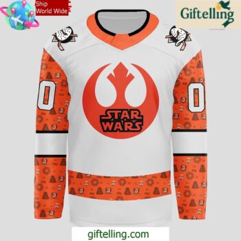 Anaheim Ducks x Start Wars Custom Hockey Jersey