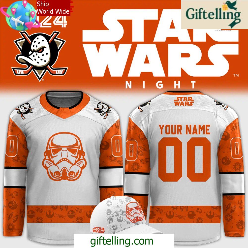 Anaheim Ducks x Star Wars Night 2024 Hockey Jersey