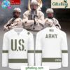 Army Black Knights WhiteOlive Green Hockey Jersey