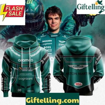 Aston Martin Lance Stroll Premium F1 Helmet Special Hoodie