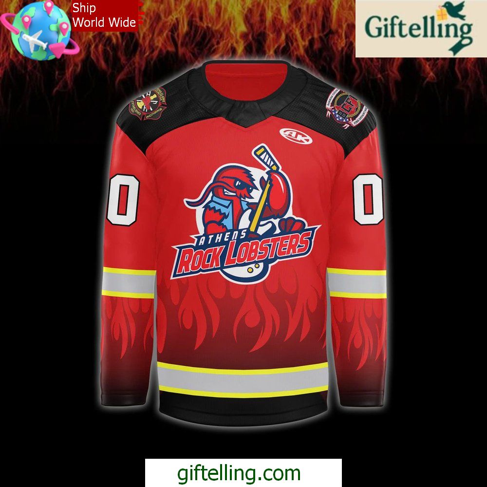 Athens Rock Lobsters x First Responders 2025 Hockey Jersey Athens Rock Lobsters x First Responders 2025 Hockey Jersey