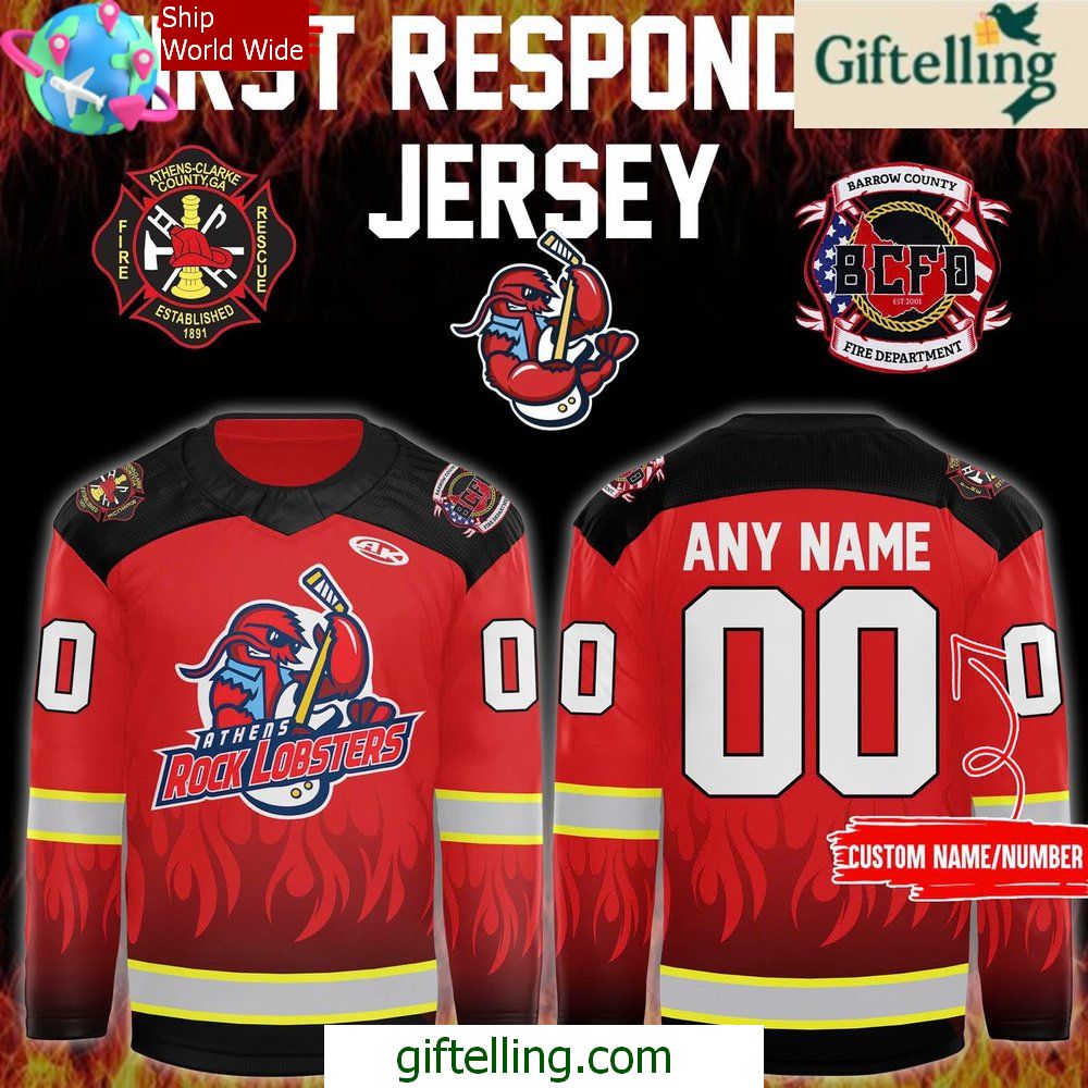 Athens Rock Lobsters x First Responders 2025 Hockey Jersey