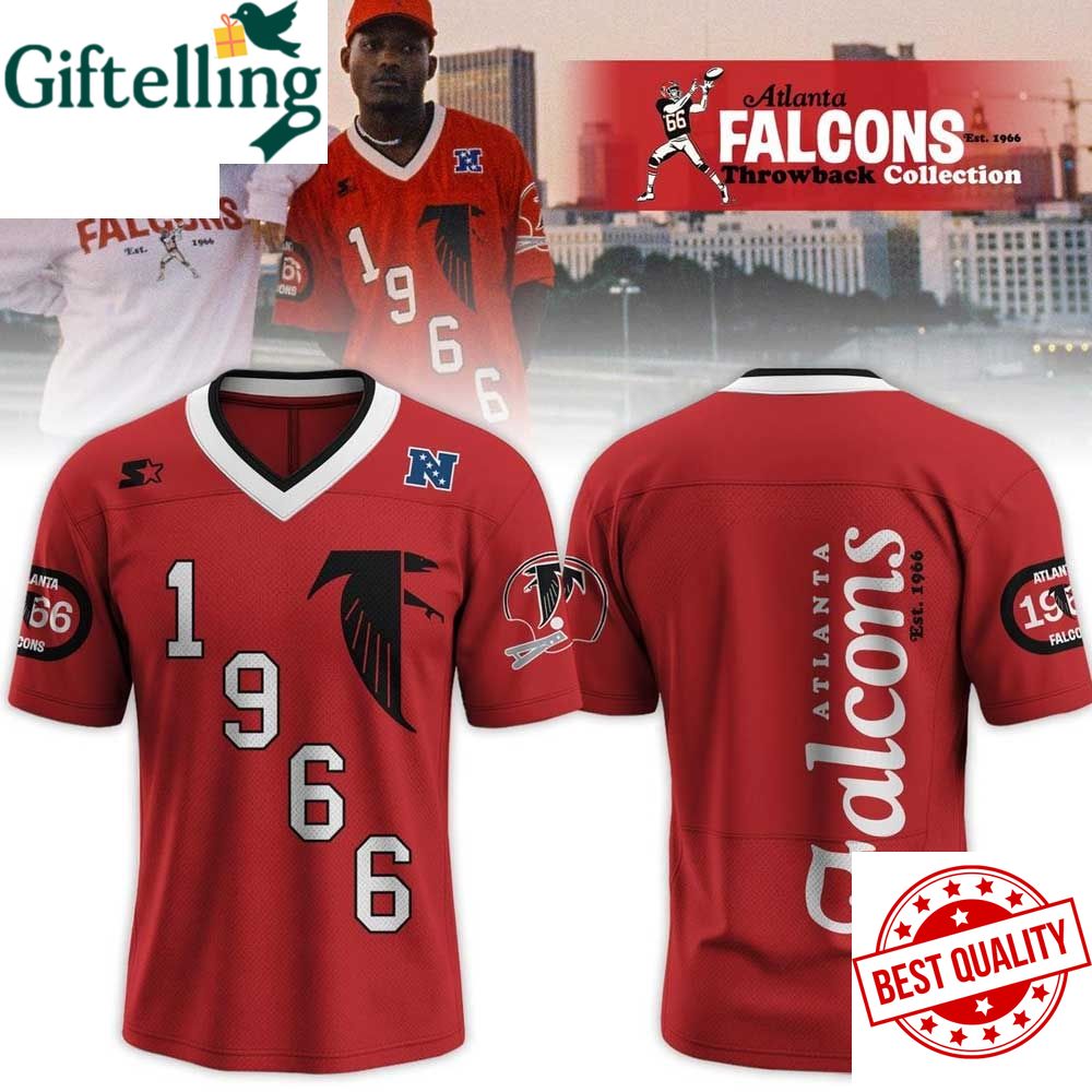 Atlanta Falcons 1966 Throwback Thank You For The Memories Football Jersey