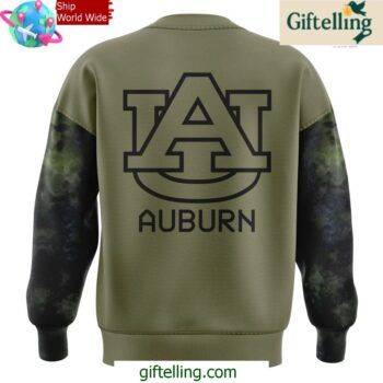 Auburn Tiger Coach Hugh Freeze Special Camo Sweatshirt