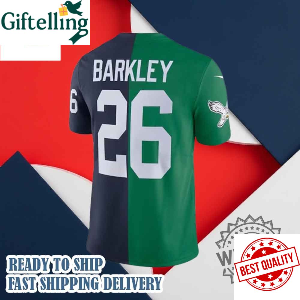 Barkley 26 Philadelphia Eagles X Penn State Nittany Lions Football Jersey