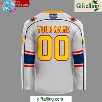 Barrie Colts New Uniform 202425 White Hockey Jersey