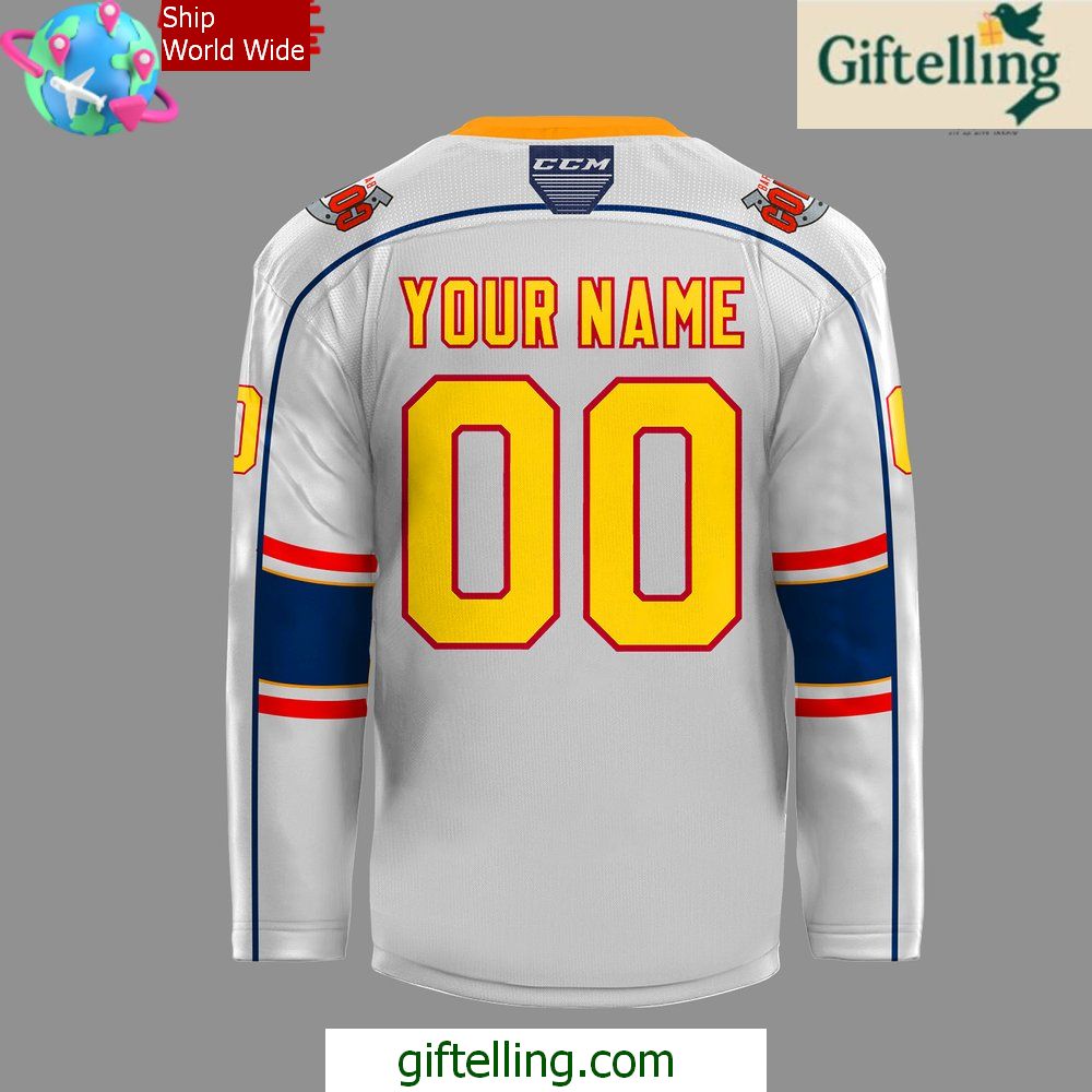 Barrie Colts New Uniform 202425 White Hockey Jersey Barrie Colts New Uniform 202425 White Hockey Jersey