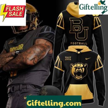 Baylor Bears Chrome Era 2025 Gold Hoodie