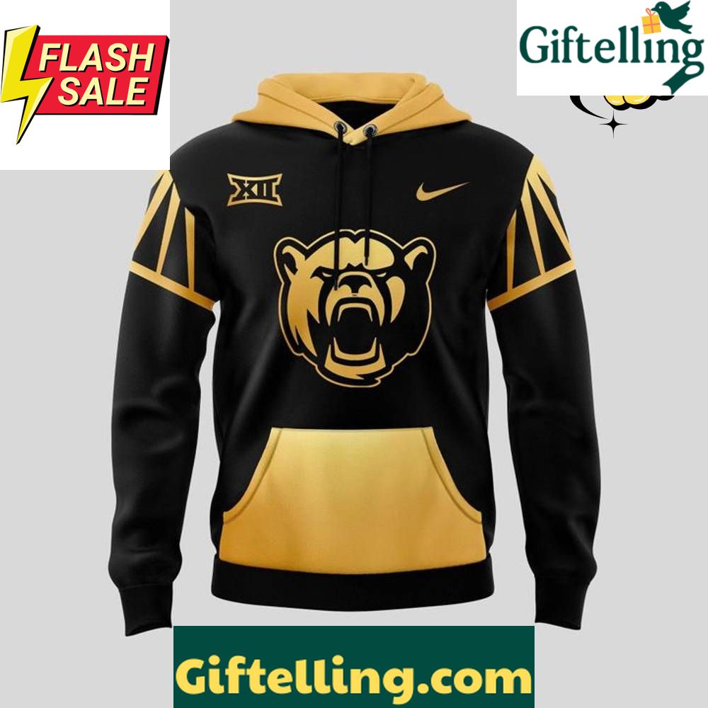 Baylor Bears Chrome Era 2025 Gold Hoodie Baylor Bears Chrome Era 2025 Gold Hoodie