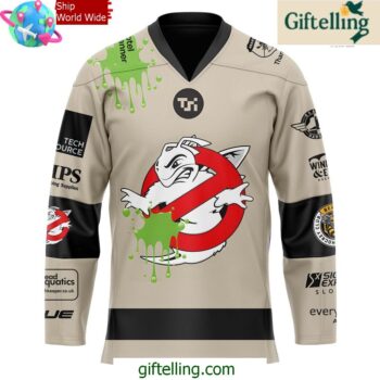Berkshire Bees x Ghostbusters Halloween 2024 Hockey Jersey