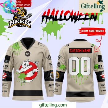 Berkshire Bees x Ghostbusters Halloween 2024 Hockey Jersey