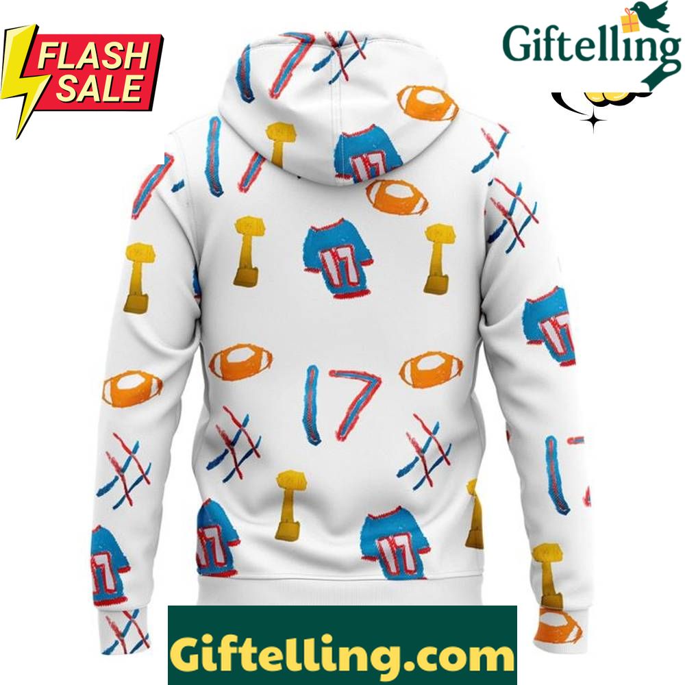 Bills Josh Allen 2025 Billustration Charlie Special Hoodie Bills Josh Allen 2025 Billustration Charlie Special Hoodie