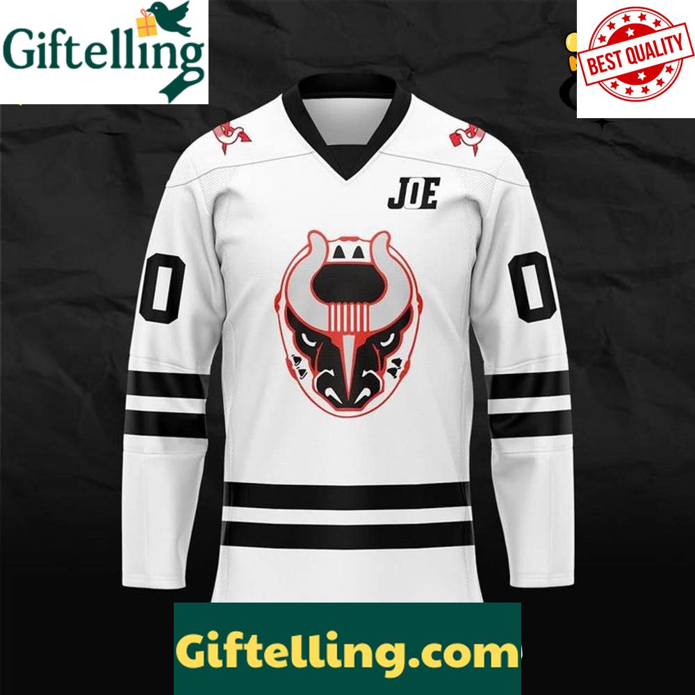 Birmingham Bulls New Season 202526 Custom Hockey Jersey  White