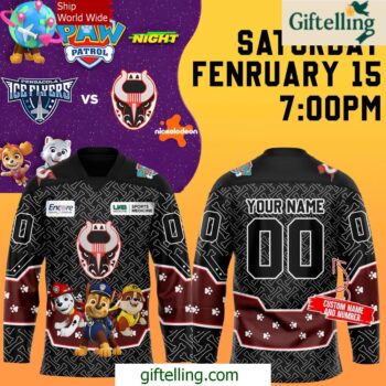 Birmingham Bulls Paw Patrol Night Weiner Dog Race Hockey Jersey