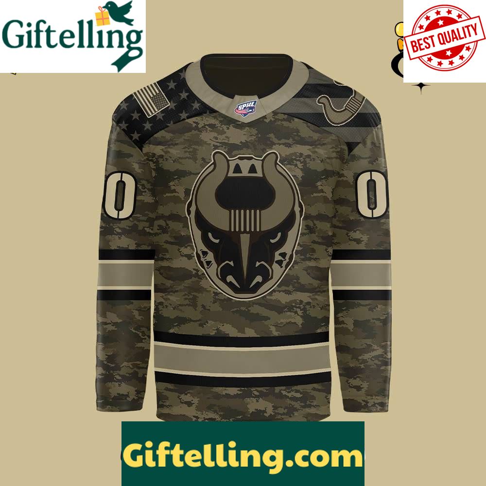 Birmingham Bulls x Military Appreciation Night 2025 Camo Hockey Jersey