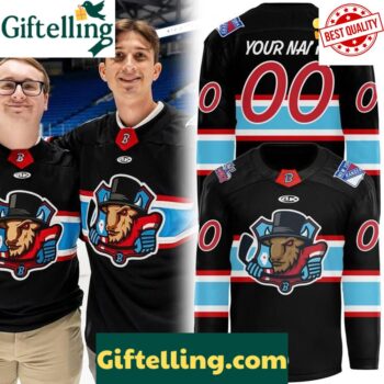 Bloomington Bison New Season 2025-26 Black Custom Hockey