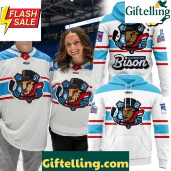 Bloomington Bison New Season 202526 White Hoodie
